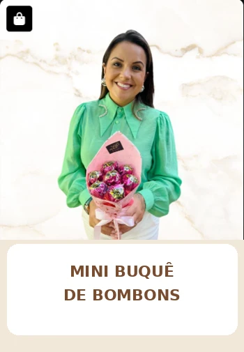 Mini Buquê de Bombons — recorte real enviado